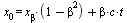 x[0] = `+`(`*`(x[beta], `*`(`+`(1, `-`(`*`(`^`(beta, 2)))))), `*`(beta, `*`(c, `*`(t))))