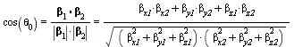`and`(cos(theta[0]) = `/`(`*`(Typesetting:-delayDotProduct(beta[1], beta[2])), `*`(abs(beta[1]), `*`(abs(beta[2])))), `/`(`*`(Typesetting:-delayDotProduct(beta[1], beta[2])), `*`(abs(beta[1]), `*`(abs...